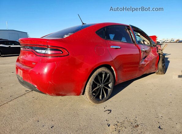 1C3CDFFA9GD818029 2016 DODGE DART Red Հետևի աջ