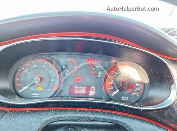 1C3CDFFA9GD818029 2016 DODGE DART Red Սարքավորումների վահանակի տեսք