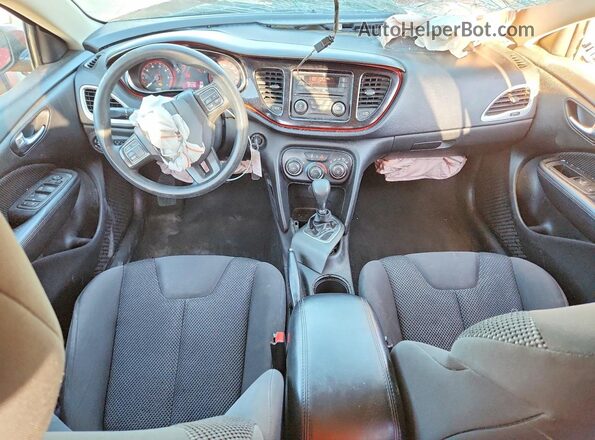 1C3CDFFA9GD818029 2016 DODGE DART Red Առջևի վահանակի տեսք