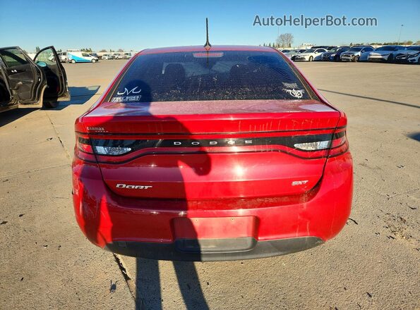 1C3CDFFA9GD818029 2016 DODGE DART Red Հետևի տեսք