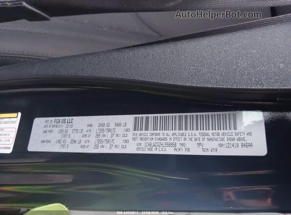 1C4BJWDG2HL558958 2017 JEEP WRANGLER UNLIMITED Black Engine compartment view