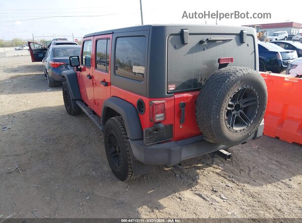 1C4BJWDG5HL529003 2017 JEEP WRANGLER UNLIMITED Red უკანა მარცხენა