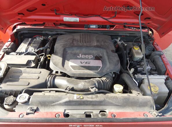 1C4BJWDG5HL529003 2017 JEEP WRANGLER UNLIMITED Red უკანა ხედი