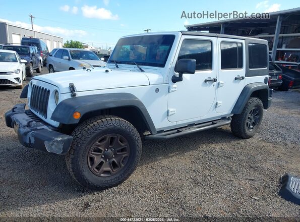 1C4BJWDG9GL133168 2016 JEEP WRANGLER UNLIMITED White Առջևի ձախ երեք քառորդ տեսարան