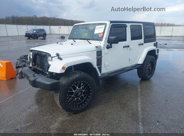 1C4BJWDG9GL167806 2016 JEEP WRANGLER UNLIMITED White წინა მარცხენა ხედი სამი მეოთხედიდან
