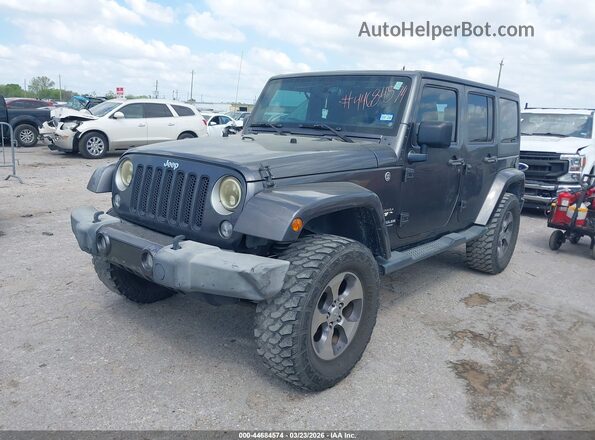 1C4BJWEG3GL216139 2016 JEEP WRANGLER UNLIMITED Gray წინა მარცხენა ხედი სამი მეოთხედიდან