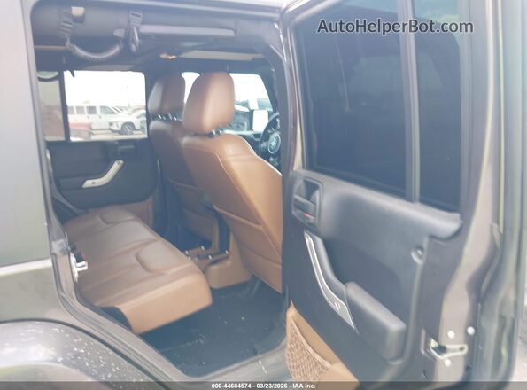 1C4BJWEG3GL216139 2016 JEEP WRANGLER UNLIMITED Gray VIN კოდის სტიკერის ხედი