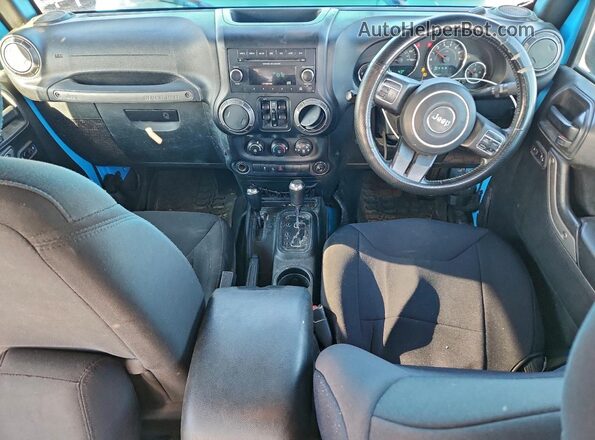 1C4BJWKG9JL853225 2018 JEEP WRANGLER Blue Widok deski rozdzielczej