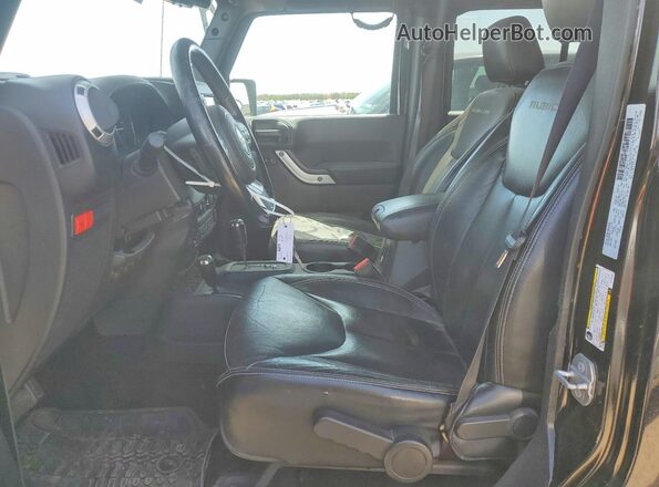 1C4HJWFG2GL145461 2016 JEEP WRANGLER Black Front interior view