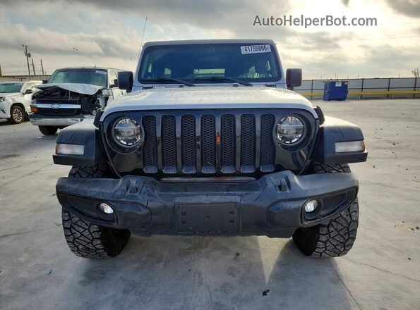 1C4HJXDG4MW595972 2021 JEEP WRANGLER Silver Դիմացի տեսք