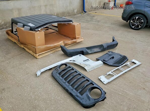 1C4HJXDG4NW164369 2022 JEEP WRANGLER White Engine compartment view