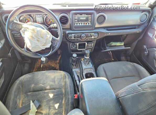 1C4HJXDG8NW242183 2022 JEEP WRANGLER Gray Vista del salpicadero