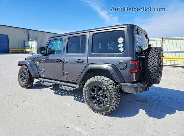 1C4HJXDG9MW544371 2021 JEEP WRANGLER Charcoal Հետևի ձախ