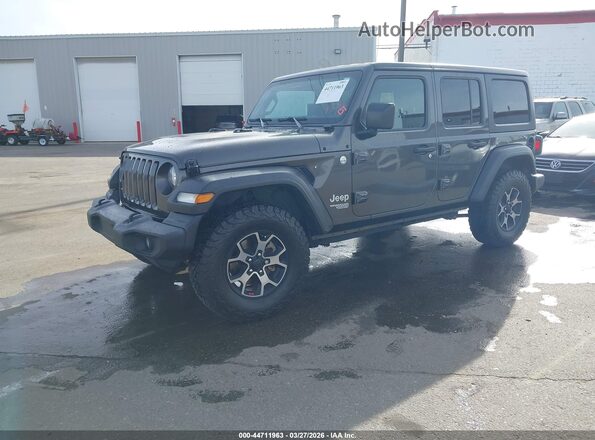 1C4HJXDN1KW519637 2019 JEEP WRANGLER UNLIMITED Gray 