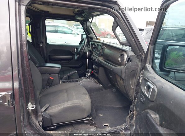 1C4HJXDN2JW206109 2018 JEEP WRANGLER UNLIMITED Black წინა სალონის ხედი