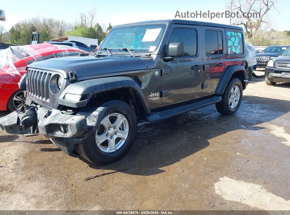 1C4HJXDN2JW206109 2018 JEEP WRANGLER UNLIMITED Black წინა მარცხენა ხედი სამი მეოთხედიდან