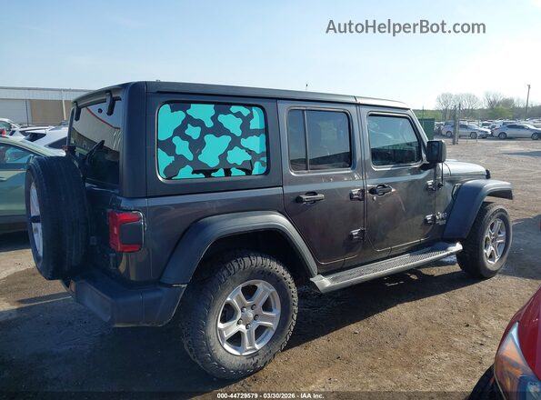 1C4HJXDN2JW206109 2018 JEEP WRANGLER UNLIMITED Black უკანა სალონის ხედი