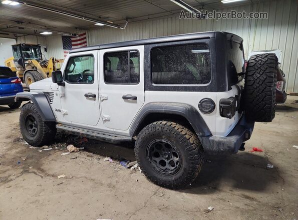 1C4HJXDN2KW683799 2019 JEEP WRANGLER Белый Задняя левая четверть