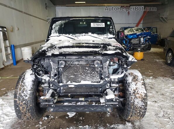 1C4HJXDN2MW593684 2021 JEEP WRANGLER Black Front view