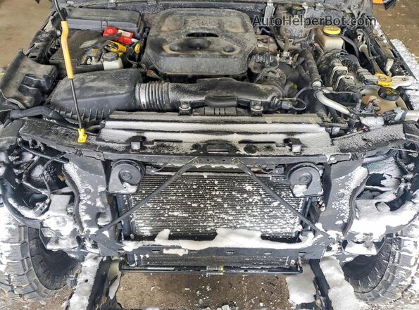 1C4HJXDN2MW593684 2021 JEEP WRANGLER Black Engine compartment view