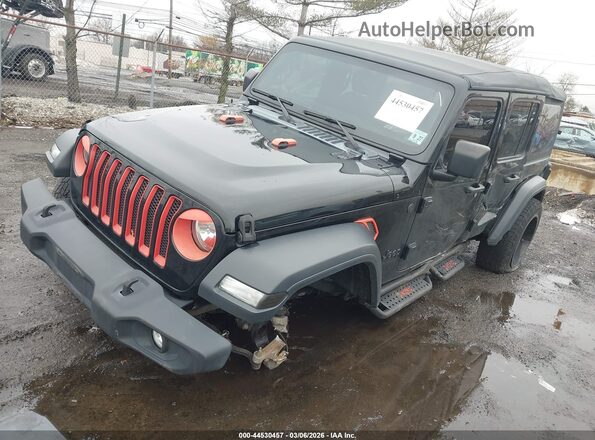 1C4HJXDN2NW247376 2022 JEEP WRANGLER UNLIMITED Black Przód lewy