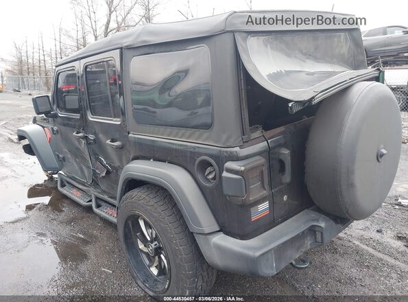 1C4HJXDN2NW247376 2022 JEEP WRANGLER UNLIMITED Black Tył lewy