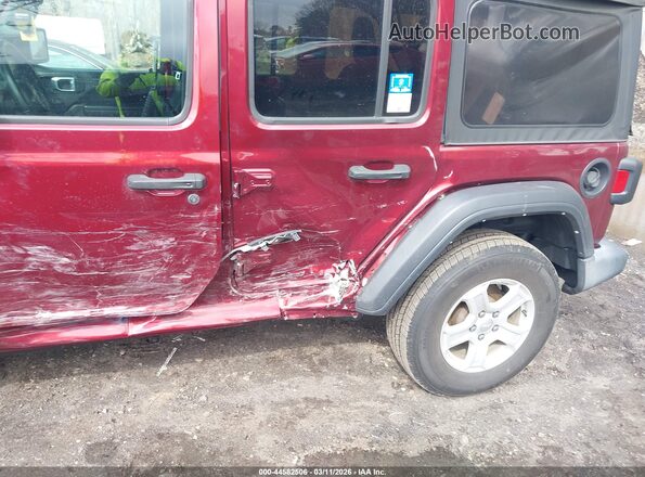 1C4HJXDN3NW141406 2022 JEEP WRANGLER UNLIMITED Burgundy 
