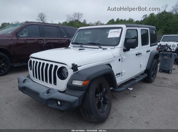 1C4HJXDN6LW341306 2020 JEEP WRANGLER UNLIMITED White Передня ліва чверть