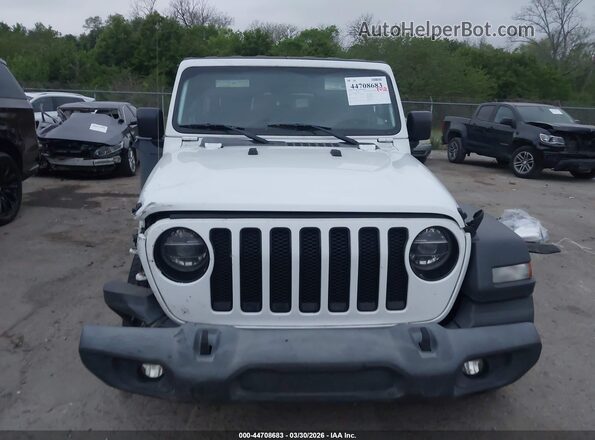 1C4HJXDN6LW341306 2020 JEEP WRANGLER UNLIMITED White Вид щитка приладів