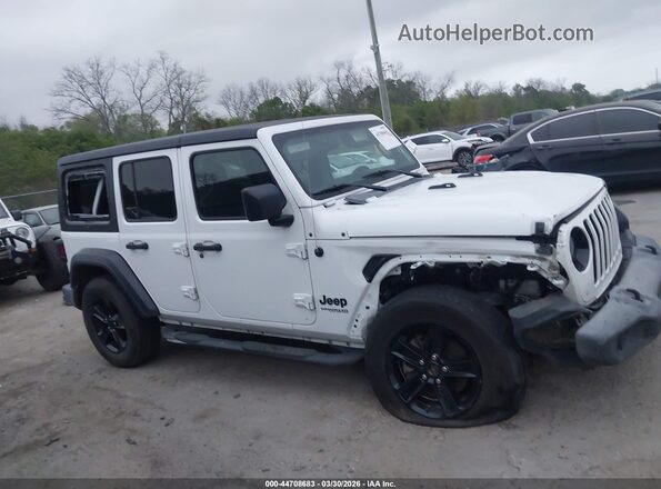 1C4HJXDN6LW341306 2020 JEEP WRANGLER UNLIMITED White Вид задньої частини салону
