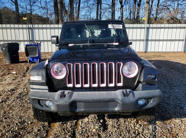 1C4HJXDN6MW741786 2021 JEEP WRANGLER Black წინა ხედი