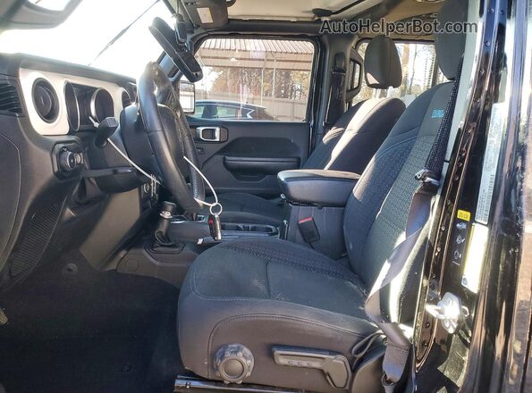 1C4HJXDN6MW741786 2021 JEEP WRANGLER Black წინა სალონის ხედი