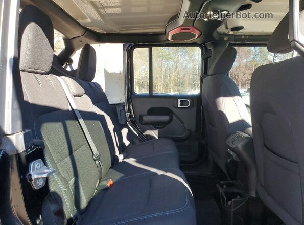 1C4HJXDN6MW741786 2021 JEEP WRANGLER Black უკანა სავარძლების ხედი