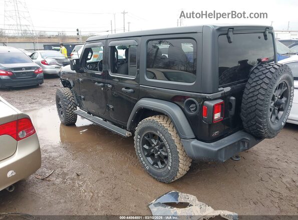 1C4HJXDN6MW786274 2021 JEEP WRANGLER UNLIMITED Black Tył lewy