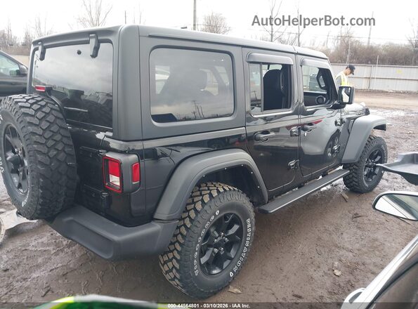 1C4HJXDN6MW786274 2021 JEEP WRANGLER UNLIMITED Black Tył prawy