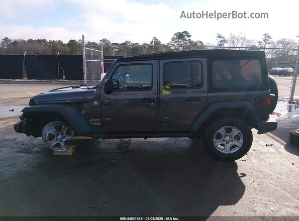 1C4HJXDN7MW514154 2021 JEEP WRANGLER UNLIMITED Gray სალონის 360-გრადუსიანი ხედი
