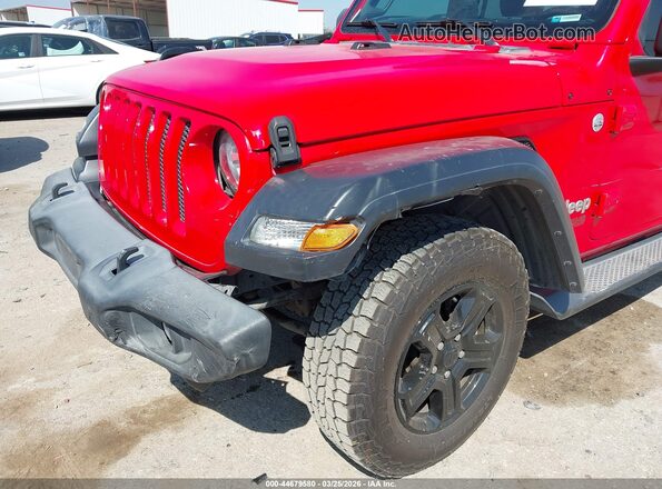 1C4HJXDN8LW199461 2020 JEEP WRANGLER UNLIMITED Red Widok z przodu