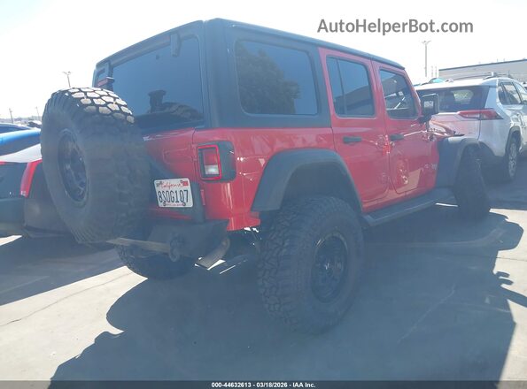 1C4HJXDN8MW515989 2021 JEEP WRANGLER UNLIMITED Red Հետևի աջ