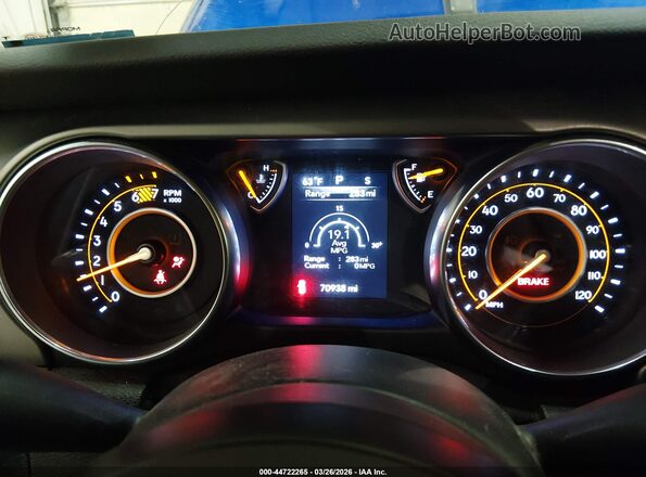 1C4HJXDNXLW148138 2020 JEEP WRANGLER UNLIMITED Синий Вид задних сидений