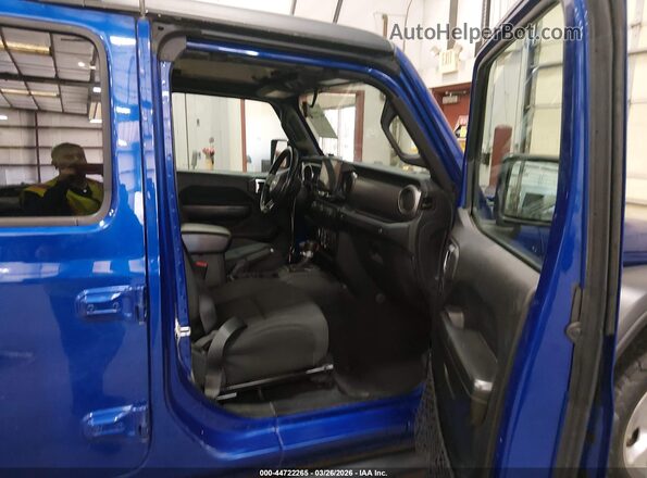 1C4HJXDNXLW148138 2020 JEEP WRANGLER UNLIMITED Синий Вид салона спереди