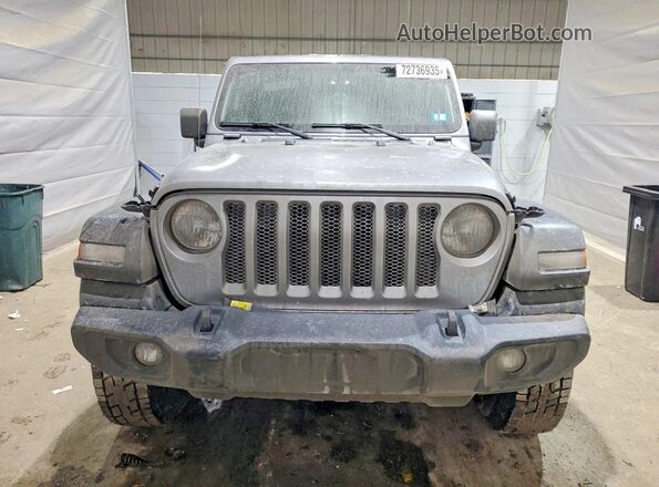 1C4HJXDNXMW508008 2021 JEEP WRANGLER Серебряный Вид спереди