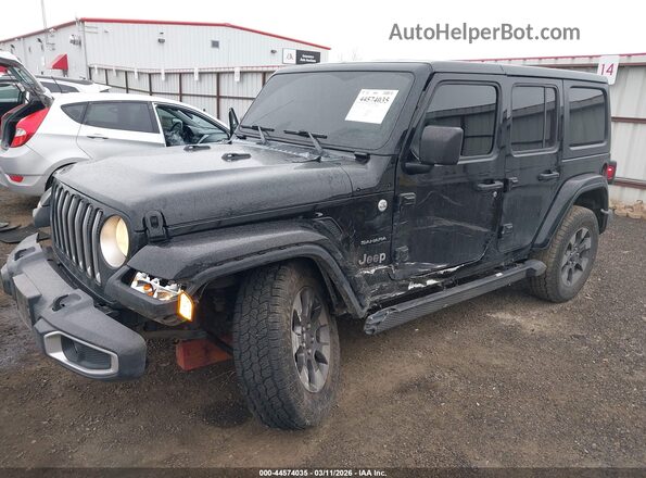 1C4HJXEG2JW105992 2018 JEEP WRANGLER UNLIMITED Black Vista tres cuartos delantera izquierda