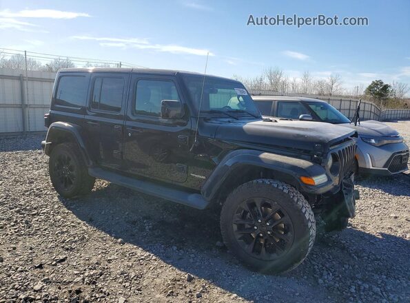 1C4HJXEG2MW551113 2021 JEEP WRANGLER Black Przód prawy