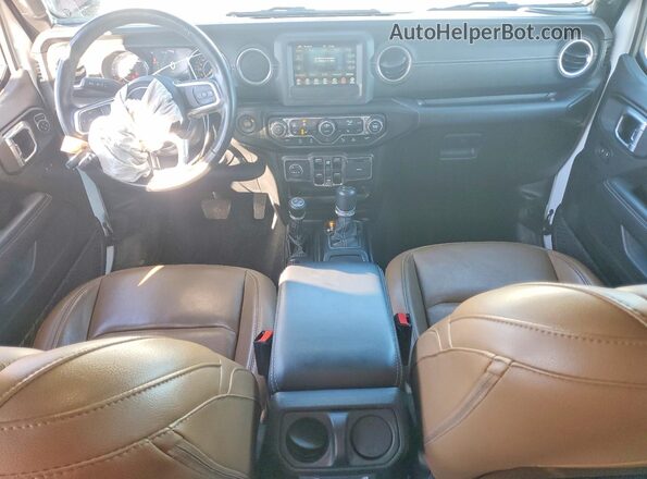 1C4HJXEG4MW776357 2021 JEEP WRANGLER White Widok deski rozdzielczej