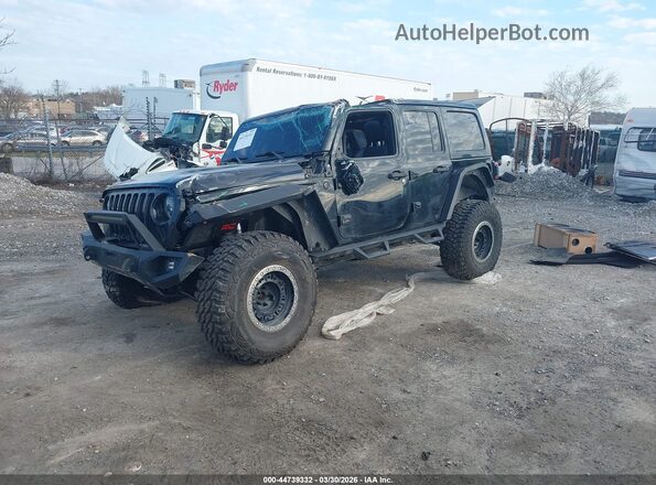 1C4HJXEN3LW252968 2020 JEEP WRANGLER UNLIMITED Black Przód lewy