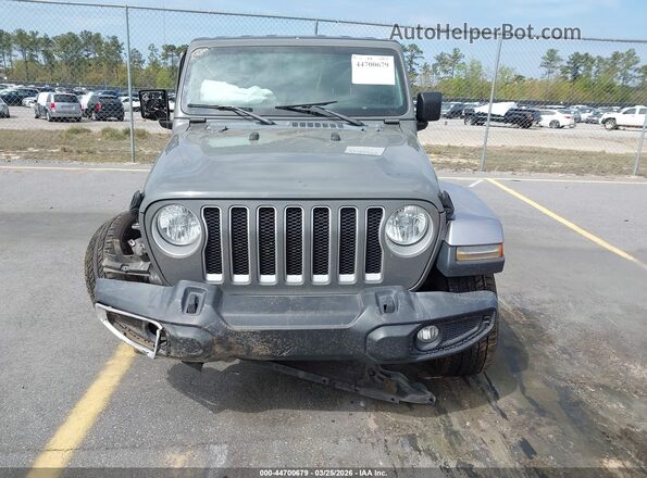 1C4HJXEN3MW679388 2021 JEEP WRANGLER UNLIMITED Gray Widok z przodu