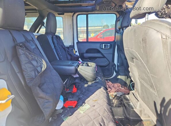 1C4HJXEN3MW704256 2021 JEEP WRANGLER White Rear seats view