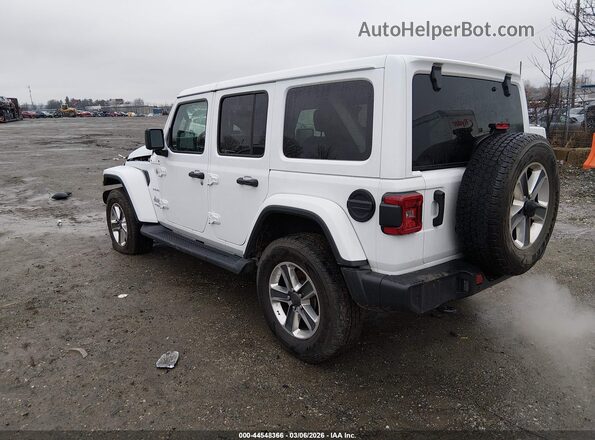 1C4HJXEN8MW612155 2021 JEEP WRANGLER UNLIMITED White Trasero izquierdo