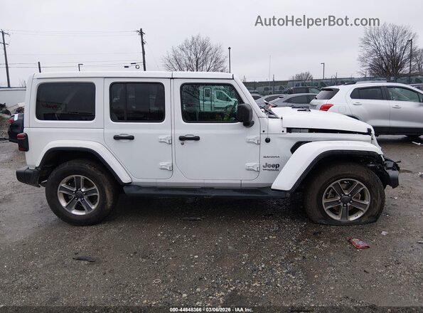 1C4HJXEN8MW612155 2021 JEEP WRANGLER UNLIMITED White Vista interior trasera