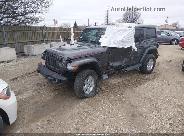 1C4HJXFG2JW196194 2018 JEEP WRANGLER UNLIMITED Серый Передняя левая четверть